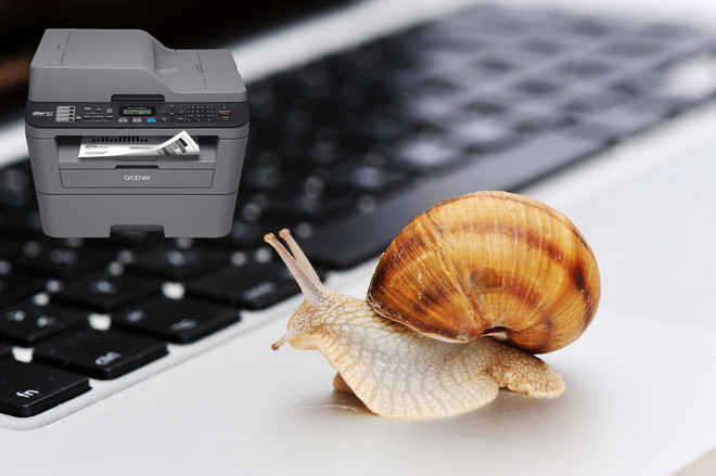 Принтер Panasonic медленно печатает